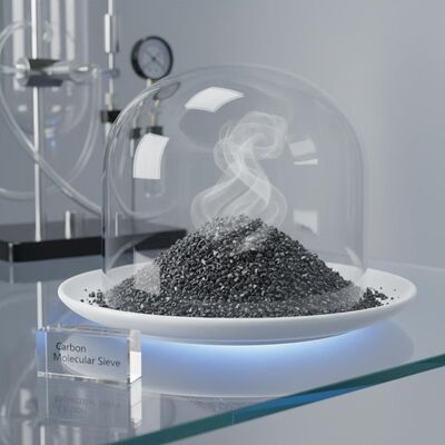 คาร์บอนโมเลกุลซีท CMS-220 ที่มีอัตราการผลิตไนโตรเจนสูง มีการแยกอากาศด้วยไมโครโพเรส และขนาด 1.1-1.2 มม